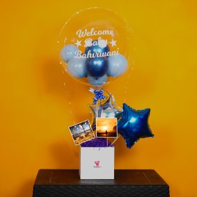Image of Welcome Baby Balloon Bucket 