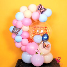 Image of Classy Anniversary Balloon Bouquet