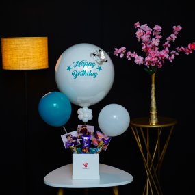 Image of Moon white Birthday Bucket