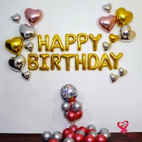 Image of Floating Heart Birthday Decor