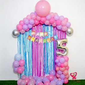 Image of Delightful Baby Birthday Decor 