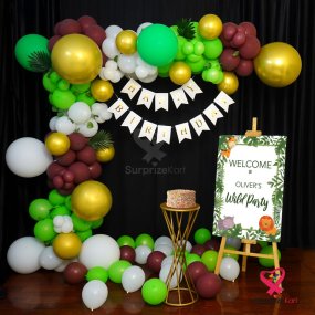 Image of Wild Theme Birthday Decor