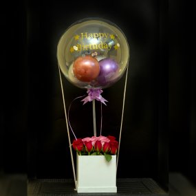 Elegance Black Birthday Bucket 