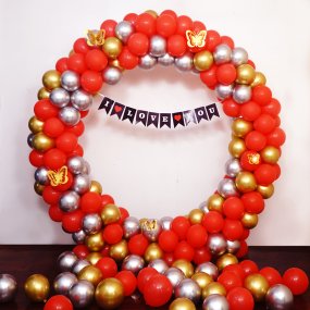 Red ring love decor