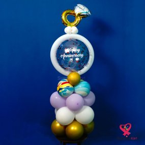 Image of Adorable Anniversary Balloon Bouquet