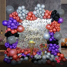 Glamorous Sequin Birthday Decor 