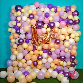 Image of Purple Square Love Decor