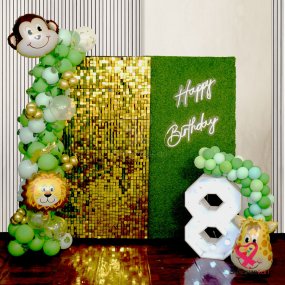 Image of Premium Sequin Jungle Theme Decor