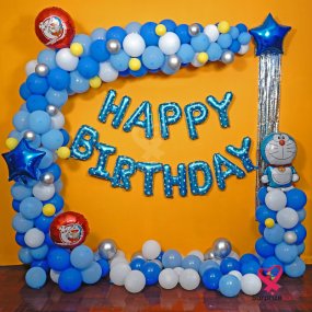 Image of Doremon Theme Birthday Decor